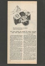 ALPA ALNEA 7 reflex camera - 1955 Vintage Print Ad picture