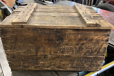 1920s-1930s Antique Vintage SCHLITZ BREWING CO - WOOD BEER HINGED CRATE CASE picture