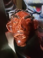 **Rare*Barack Obama Model Statue (Head) *Heavy * Clay Molded, Ceramic - Handmade picture