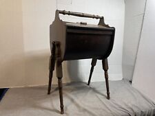 Antique Sewing Cabinet Priscilla Stand Box Wooden Knitting 2 Lid Storage Vintage picture