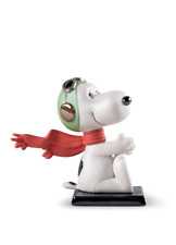 NEW LLADRO SNOOPY FLYING ACE FIGURINE #9529 BRAND NIB PEANUTS CUTE SAVE$$ F/SH picture