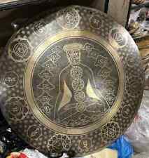 Tibetan gong Handmade 24inch High Resonance, Seven Chackra Carving picture