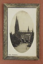 Lubeck, Marienkirche. Antique BRILLANTAM frame postcard Hugo Meyer 1910s🌍 picture