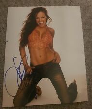 CHRISTY HEMME SIGNED 8X10 PHOTO TNA WRESTLING SEXY WWE DIVA BOOB W/COA+PROOF WOW picture