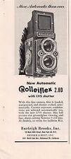 Rolleiflex Camera Advertising Xenotar Lens Industrial Chic Mini Vtg Print Ad picture