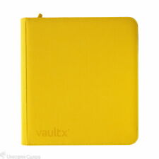 Vault X: Premium 12-Pocket Exo-Tec® Zip Binder - Sunrise Yellow : 20 Pages Album picture