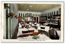 1915 Interior Goff's Restaurant Interior Waukesha Wisconsin WI Antique Postcard picture