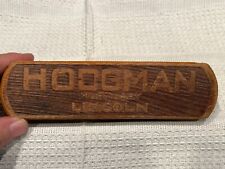 Antique Hodgman Mortuary Lincoln Advertising Shoe Brush picture