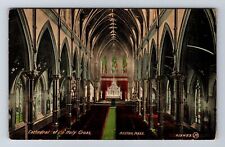 Boston MA-Massachusetts, Cathedral Of The Holy Cross, Vintage Postcard picture