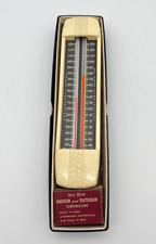 Vintage Airguide Indoor-Outdoor Thermometer Model 407 Instructions USA NOS picture