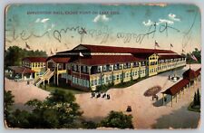 Cedar Point, Ohio OH - Convention Hall, on Lake Erie - Vintage Postcard - Posted picture