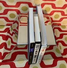 Modernist Geometric & Bold Chrome Global Views Brand Bookend Set picture
