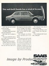 1970 SAAB 99 - well built Swede - Original Advertisement Print Art Car Ad PE19 picture