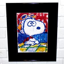 PEANUTS BY TOM EVERHART SNOOPY WWI FLYING ACE EL NIÑO TEA FRAMED PRINT SCHULZ picture
