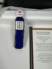 FRANKLIN MINT : MOBILGAS Gas Pump Collector Knife With COA And Box picture