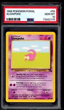PSA 10 Slowpoke 1999 Pokemon Card 55/62 Fossil picture