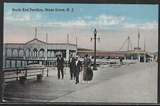 South End Pavilion, Ocean Grove, New Jersey, early postcard, used picture