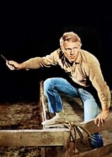 Steve McQueen as Nevada Smith in knife fight scene 5x7 inch publicity photo picture