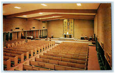 c1950's Interior  Chairs, Mosaic, St. Joseph Church, Fort Atkinson WI Postcard picture