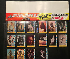 1977 Star Wars Vintage Wonder Bread Complete 1-16 & Rare Package Insert Nice Set picture