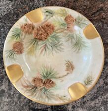 Vintage Syracuse China Pine Cone Ashtray Hand Painted RH Knapp picture