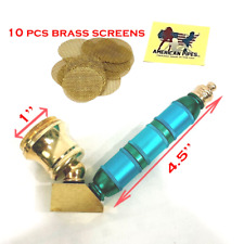 Americanpipes™️ 4.5'' metal Tobacco Smoking Pipe party bowl with 10-brass screen picture