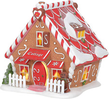 North Pole Village Ginger'S Cottage Lit Building, 5.12 Inch, Multicolor picture