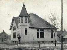 West Side Church Dixon Illinois 1906 Malden Vintage Antique Postcard picture