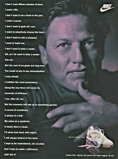 NIKE CARLTON FISK vintage print ad from 1992 magazine shoes baseball purple ad picture