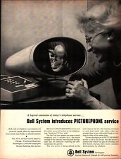 BELL TELEPHONE SYSTEM introduces PICTUREPHONE service - Vintage 1964 Magazine Ad picture