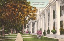 The Equinox House Manchester VT Albertype Hand-Colored Postcard A641 picture