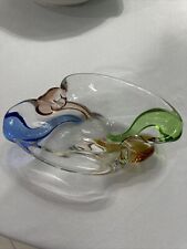 Zemek Mstisov Rhapsody Art Glass Bowl Mid Century Modern MCM picture