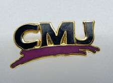 Vintage 1980s CMJ Pin - College Music Media Journal  picture