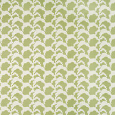 Rapture & Wright Linen Print Drapery Upholstery Fabric- Clouds / Green 10 yds picture