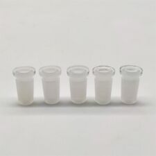 5 Pcs 10MM glass Bowl to 14MM Female Joint Clear Glass Adapter For Glass Bong picture