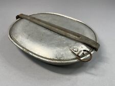 Vintage US Military 1918 WW1 WW2 Metal Mess Kit Food Tray picture