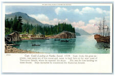c1930's Capt. Cook's Landing at Nootka Sound BC Canada Phostint Postcard picture