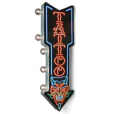 Tattoo Double-Sided Vintage Inspired LED Marquee Sign for the Home picture