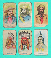 1910 E49 AMERICAN CARAMEL Lot of 6 Wild West Caramels - KIT CARSON picture