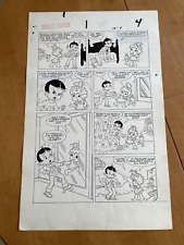 HUGGA BUNCH #1 original comic art 1986 HUGGALAND TICKLES HUG-A-BYE KREMER picture