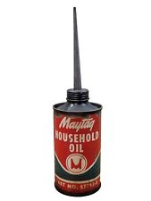 VTG. MAYTAG Household Oil Can (Empty) Part No. 57190-X, Red/Green Lavel, Preown picture