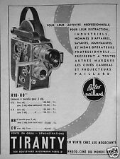 1954 ADVERTISING TIRANTY BOLEX PROJECTOR DOOR FOR PROFESSIONAL ACTIVITY picture