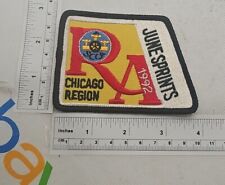 VTG embroidered Patch Racecar sprint car RA june sprints Chicago region 1992 picture
