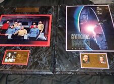 2 Star Trek Commemorative 30 Years Of The Original Series, Generations Plaque  picture