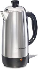 12 Cup Electric Percolator Coffee Maker, Stainless Steel, Quick Brew, brand new picture