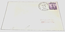 1942 CHICAGO & NORTH WESTERN C&NW CHADRON & LANDER RPO #621 HANDLED POST CARD picture