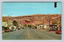 Moab UT-Utah, Scenic View Of Town, Antique, Vintage Souvenir Postcard picture