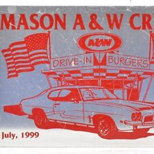 1999 Mason A&W Drive-in Restaurant Cruisin Classic Car Show Meet Michigan #1 picture
