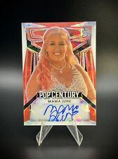 Mama June 2023 Leaf Pop Century Red Crystal Prism Rookie RC Auto #2/4 picture