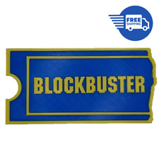 Blockbuster Video Decoration 3d Printed Sign 7”x3.5”x.6” picture